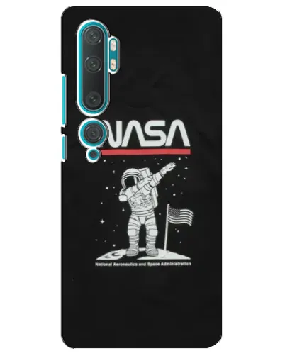 Чохол для Xiaomi Mi Note 10 з картинкою «NASA — крокуємо по Місяцю» Чохол для Xiaomi Mi Note 10 з картинкою «NASA — крокуємо по Місяцю»