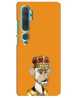 Чохол для Xiaomi Mi Note 10 з картинкою «Золота мавпа Bored Ape»