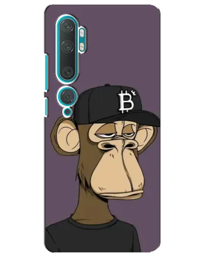 Чохол для Xiaomi Mi Note 10 з картинкою «Bored Ape в кепці» Чохол для Xiaomi Mi Note 10 з картинкою «Bored Ape в кепці»