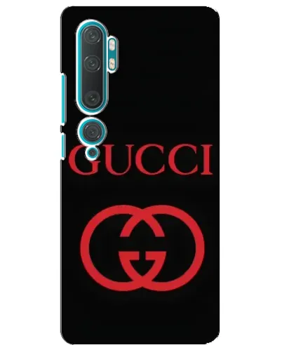 Чохол для Xiaomi Mi Note 10 з картинкою «Gucci — червоний логотип»