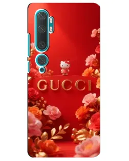 Чохол для Xiaomi Mi Note 10 з картинкою «Gucci — золотий сад»