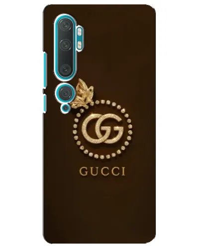 Чохол для Xiaomi Mi Note 10 з картинкою «Gucci — золотий метелик»