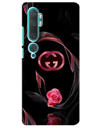 Чохол для Xiaomi Mi Note 10 з картинкою «Gucci — неонова троянда»