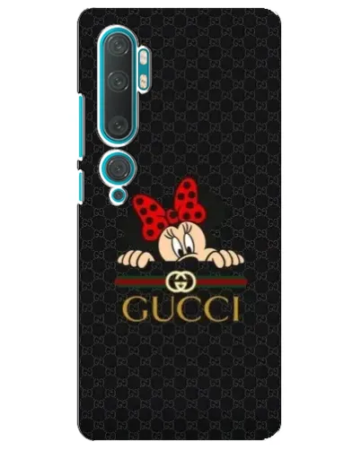 Чохол для Xiaomi Mi Note 10 з картинкою «Мінні Маус Gucci — чорний»
