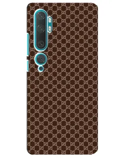 Чохол для Xiaomi Mi Note 10 з картинкою «Gucci — шоколадна сітка»