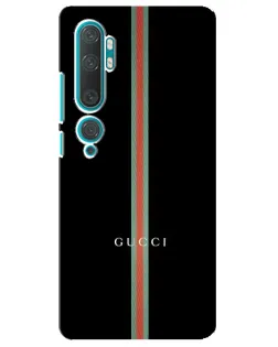 Чохол для Xiaomi Mi Note 10 з картинкою «Gucci — строга лінія»