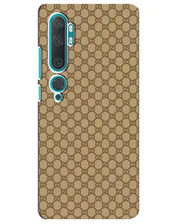 Чохол для Xiaomi Mi Note 10 з картинкою «Gucci — класичний беж»