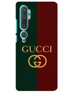 Чохол для Xiaomi Mi Note 10 з картинкою «Gucci — темно-зелений градієнт»