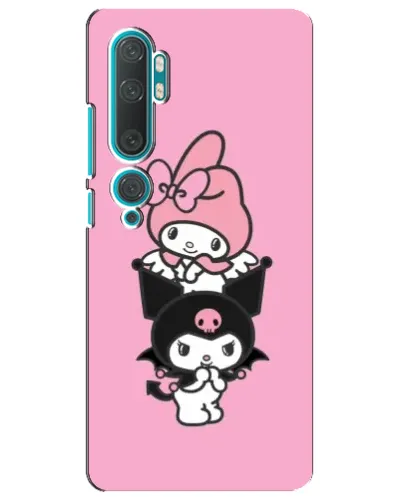 Чехол для Xiaomi Mi Note 10 с картинкой «My Melody и Kuromi»