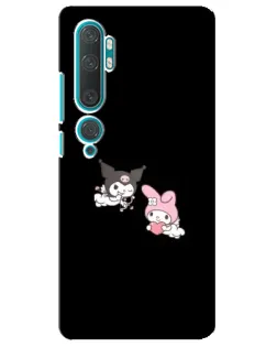 Чехол для Xiaomi Mi Note 10 с картинкой «My Melody и Kuromi» Чехол для Xiaomi Mi Note 10 с картинкой «My Melody и Kuromi»