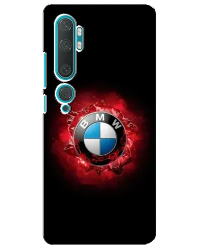 Чехол для Xiaomi Mi Note 10 с картинкой «Логотип BMW — вспышка»