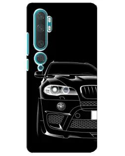 Чехол для Xiaomi Mi Note 10 с картинкой «Темный силуэт BMW» Чехол для Xiaomi Mi Note 10 с картинкой «Темный силуэт BMW»