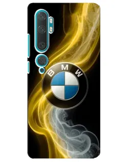 Чехол для Xiaomi Mi Note 10 с картинкой «Золотистый дым BMW» Чехол для Xiaomi Mi Note 10 с картинкой «Золотистый дым BMW»