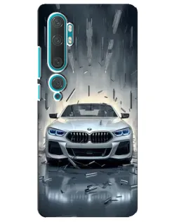 Чехол для Xiaomi Mi Note 10 с картинкой «BMW в свете фар» Чехол для Xiaomi Mi Note 10 с картинкой «BMW в свете фар»