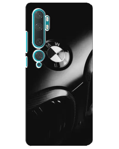 Чехол для Xiaomi Mi Note 10 с картинкой «Эмблема BMW — макро»