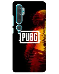 Чохол для Xiaomi Mi Note 10 з картинкою «Яскравий логотип PUBG»