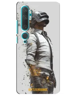 Чехол для Xiaomi Mi Note 10 с картинкой «PUBG — боец в пыли» Чехол для Xiaomi Mi Note 10 с картинкой «PUBG — боец в пыли»