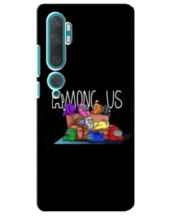 Чохол для Xiaomi Mi Note 10 з картинкою «Логотип Among Us»