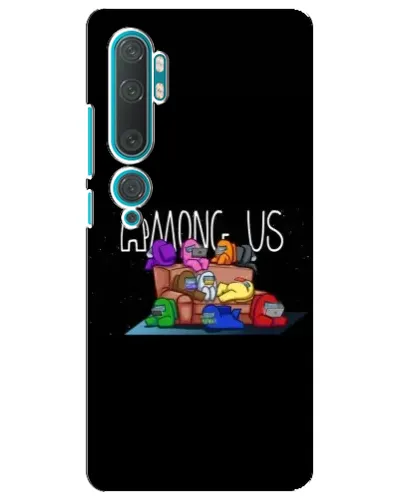 Чохол для Xiaomi Mi Note 10 з картинкою «Логотип Among Us» Чохол для Xiaomi Mi Note 10 з картинкою «Логотип Among Us»
