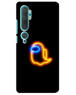 Чохол для Xiaomi Mi Note 10 з картинкою «Among Us неонове сяйво»
