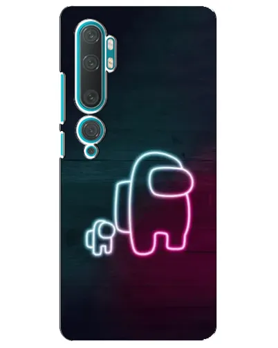 Чохол для Xiaomi Mi Note 10 з картинкою «Among Us неон-арт» Чохол для Xiaomi Mi Note 10 з картинкою «Among Us неон-арт»