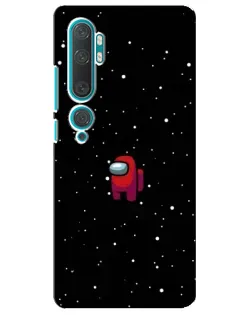 Чохол для Xiaomi Mi Note 10 з картинкою «Червоний Among Us»