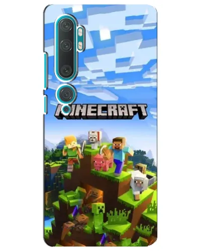 Чохол для Xiaomi Mi Note 10 з картинкою «Minecraft класичний світ»