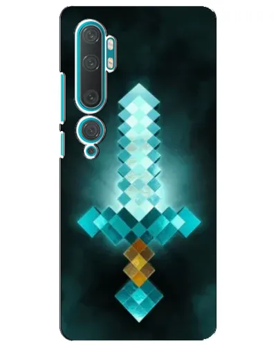 Чохол для Xiaomi Mi Note 10 з картинкою «Алмазний меч неон»