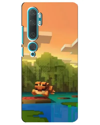 Чохол для Xiaomi Mi Note 10 з картинкою «Майнкрафт захід сонця»