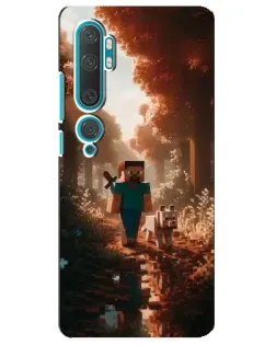 Чохол для Xiaomi Mi Note 10 з картинкою «Стів у лісі»