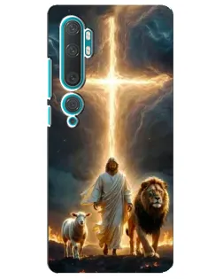Чехол для Xiaomi Mi Note 10 с картинкой «Лев Иуды и Свет»