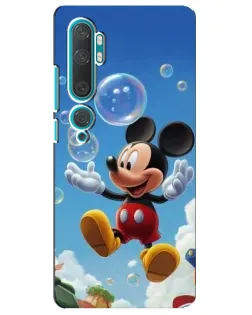Чехол для Xiaomi Mi Note 10 с картинкой «Mickey и мыльные пузыри» Чехол для Xiaomi Mi Note 10 с картинкой «Mickey и мыльные пузыри»