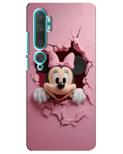 Чехол для Xiaomi Mi Note 10 с картинкой «Минни сквозь стену»