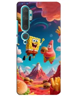 Чехол для Xiaomi Mi Note 10 с картинкой «Космический фастфуд» Чехол для Xiaomi Mi Note 10 с картинкой «Космический фастфуд»