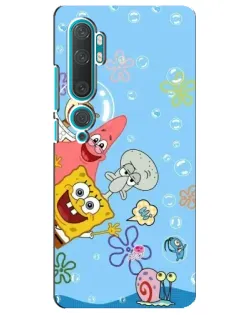 Чехол для Xiaomi Mi Note 10 с картинкой «Веселые пузырьки» Чехол для Xiaomi Mi Note 10 с картинкой «Веселые пузырьки»