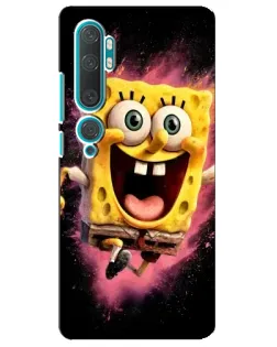 Чехол для Xiaomi Mi Note 10 с картинкой «Взрывной Спанч Боб» Чехол для Xiaomi Mi Note 10 с картинкой «Взрывной Спанч Боб»