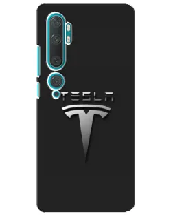 Чохол для Xiaomi Mi Note 10 з картинкою «Сталевий логотип Tesla» Чохол для Xiaomi Mi Note 10 з картинкою «Сталевий логотип Tesla»