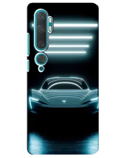 Чохол для Xiaomi Mi Note 10 з картинкою «Tesla в неоні» Чохол для Xiaomi Mi Note 10 з картинкою «Tesla в неоні»