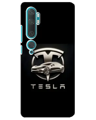 Чохол для Xiaomi Mi Note 10 з картинкою «Tesla — срібне авто» Чохол для Xiaomi Mi Note 10 з картинкою «Tesla — срібне авто»