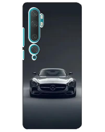 Чехол для Xiaomi Mi Note 10 с картинкой «Mercedes на черном»