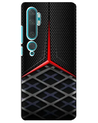 Чехол для Xiaomi Mi Note 10 с картинкой «Mercedes Carbon Grid»