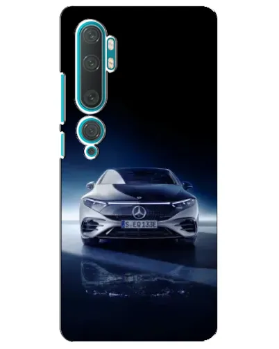 Чехол для Xiaomi Mi Note 10 с картинкой «Ночной Mercedes EQ»