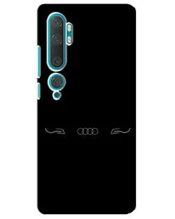 Чохол для Xiaomi Mi Note 10 з картинкою «Audi — світловий підпис»