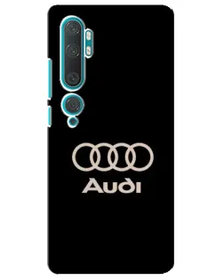 Чохол для Xiaomi Mi Note 10 з картинкою «Audi — золотий логотип»
