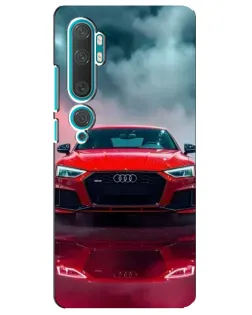 Чохол для Xiaomi Mi Note 10 з картинкою «Audi RS — червоний стиль»