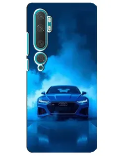 Чохол для Xiaomi Mi Note 10 з картинкою «Audi — блакитна енергія»