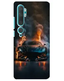 Чехол для Xiaomi Mi Note 10 с картинкой «Lamborghini дымная эстетика» Чехол для Xiaomi Mi Note 10 с картинкой «Lamborghini дымная эстетика»