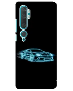 Чехол для Xiaomi Mi Note 10 с картинкой «Неоновый контур Lamborghini» Чехол для Xiaomi Mi Note 10 с картинкой «Неоновый контур Lamborghini»