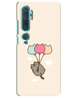 Чехол для Xiaomi Mi Note 10 с картинкой «Пушин на шариках»
