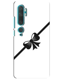 Чехол для Xiaomi Mi Note 10 с картинкой «Диагональный бант»